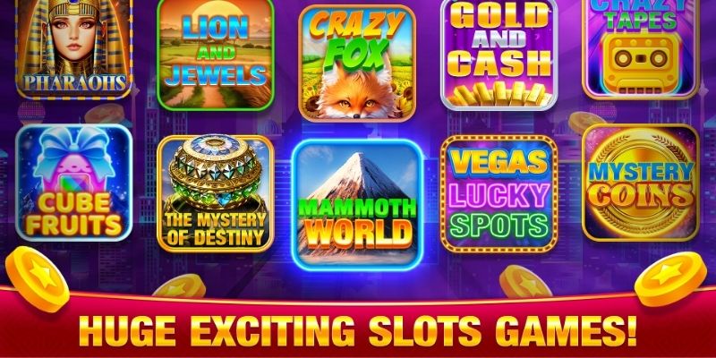 Luật chơi game quay slot siêu đơn giản, phù hợp mọi người